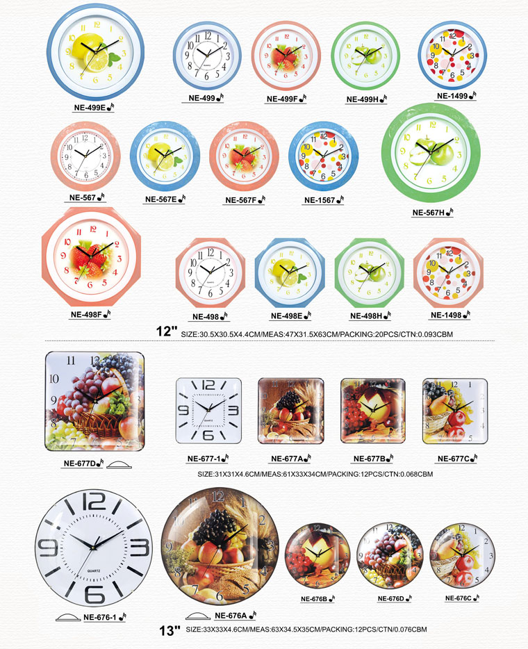 Page077 Fashionable and Simpie Clocks