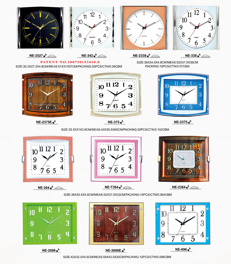 Page067 Arched/Silk Printing Glass Clocks