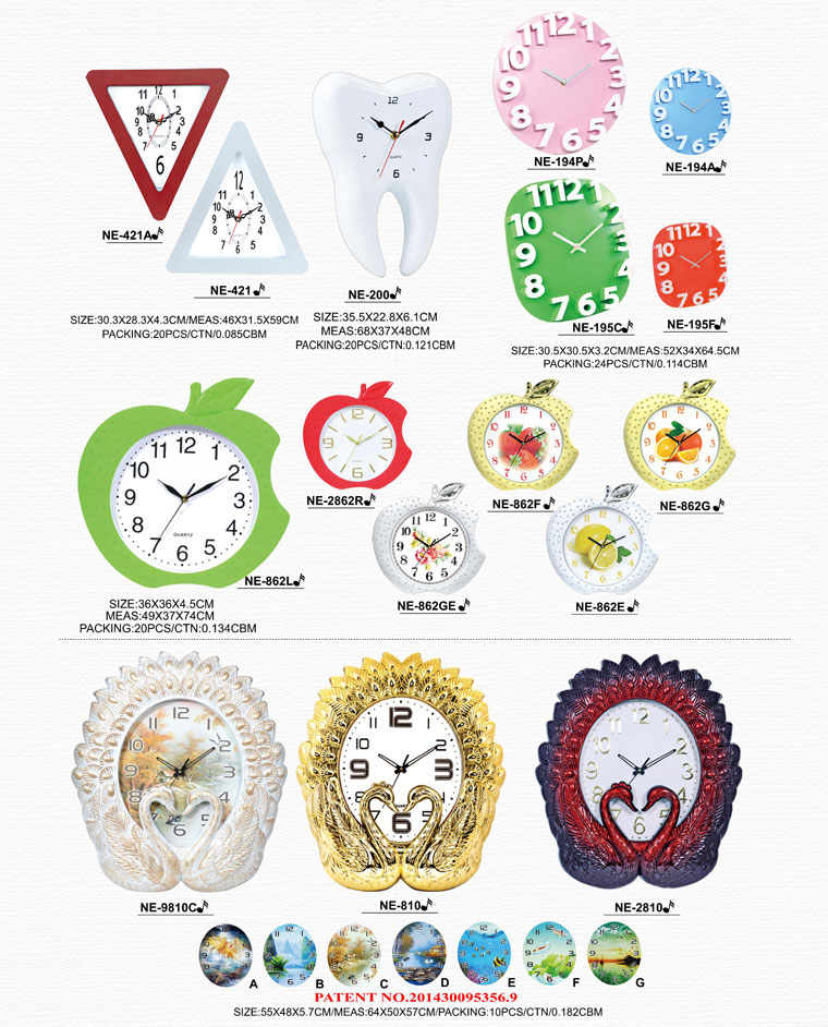 Page072 Fashionable and Simpie Clocks
