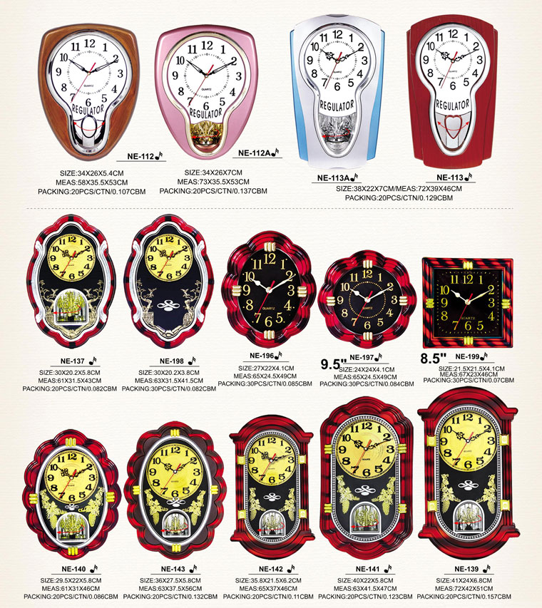Page007 Fashionable and Simpie Clocks